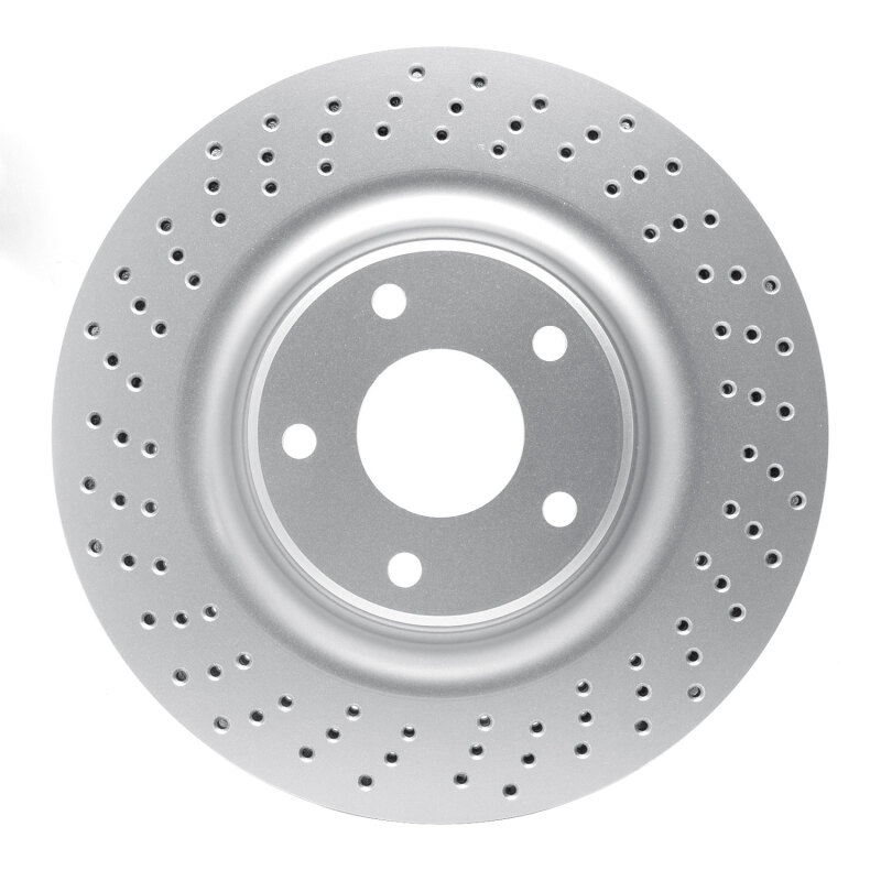 Cadillac XLR Brake Rotor (1) - Front - R1 Concepts - Drilled Carbon Alloy GeoMET - `05-`13